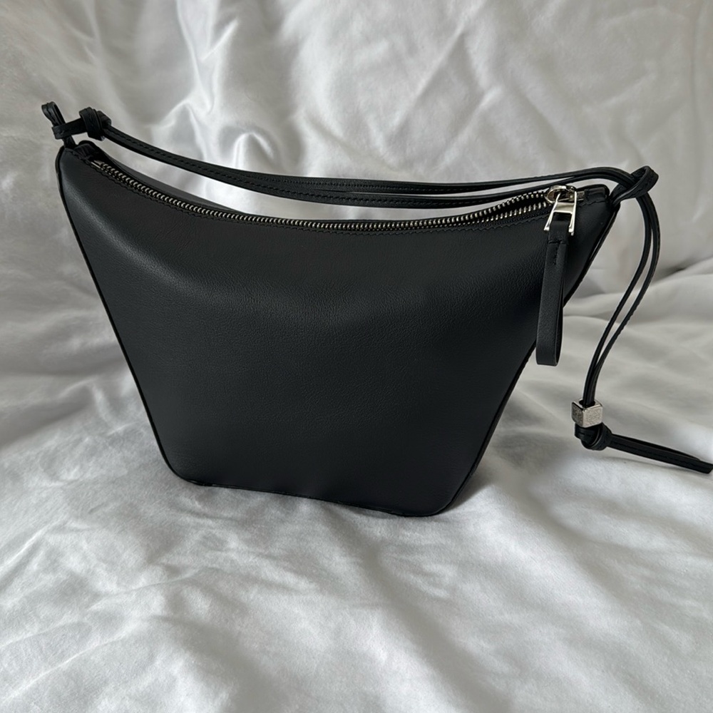 *SOLD* Loewe Mini Hammock (hobo bag) in Black Calf Leather